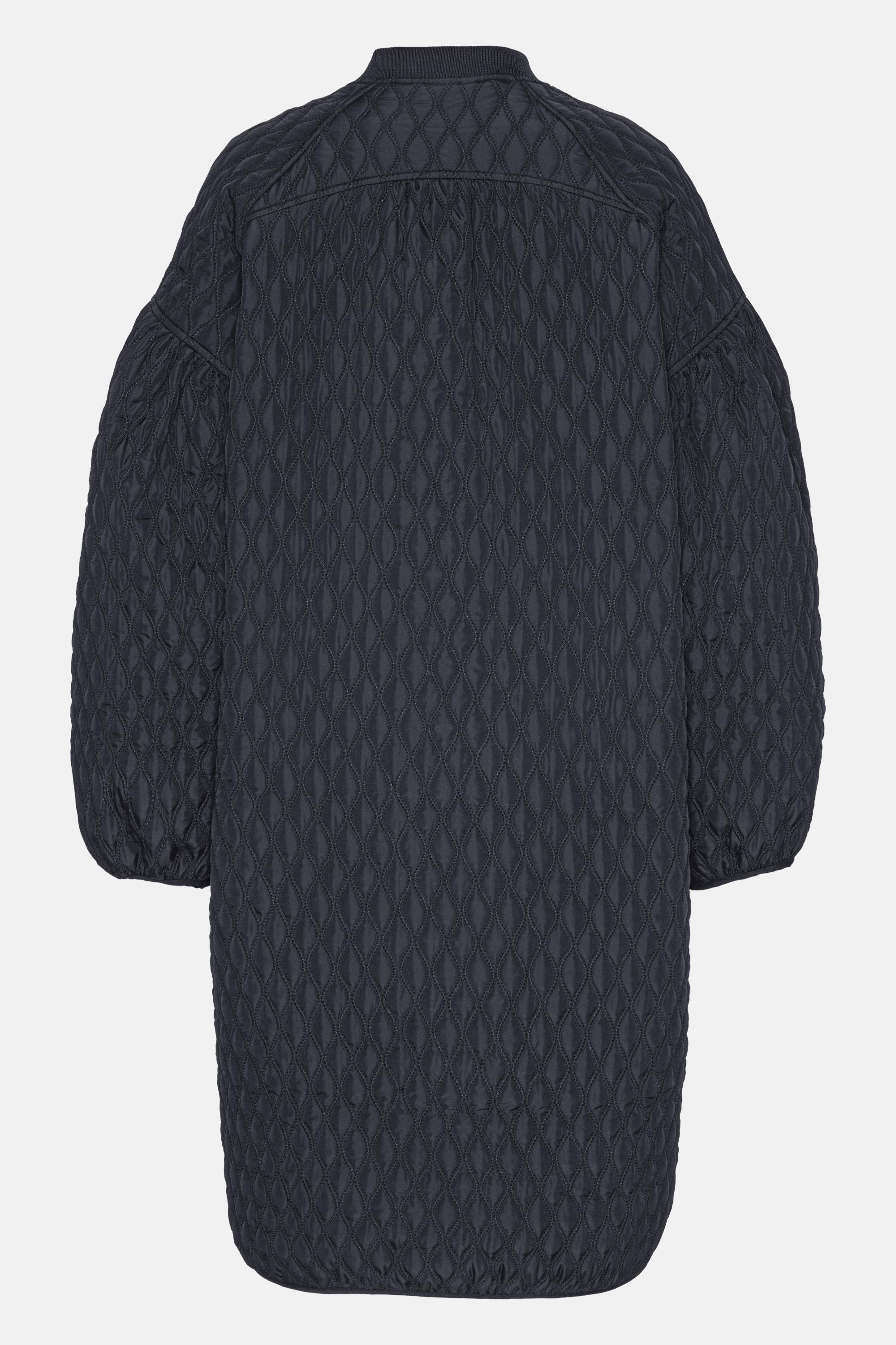 Lang Vattert Jakke - Dark Indigo